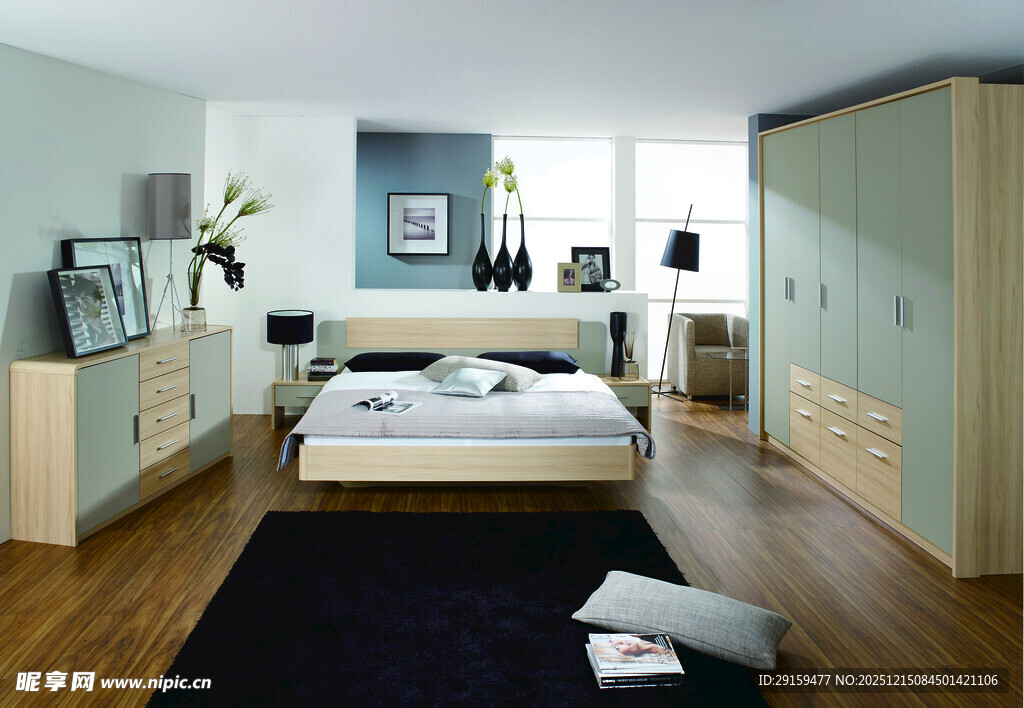 简约现代风格卧室空间