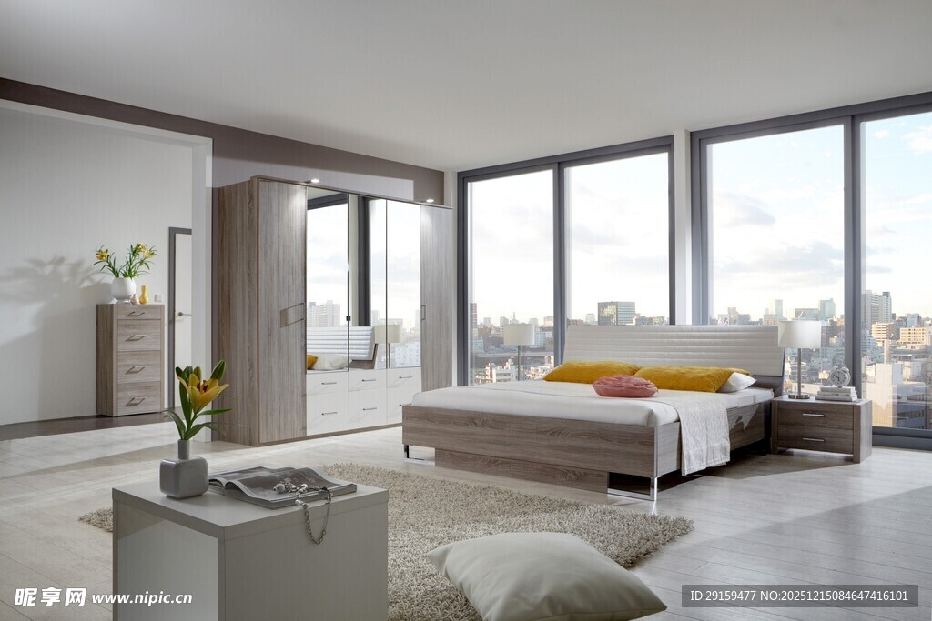 现代简约风明亮客厅空间