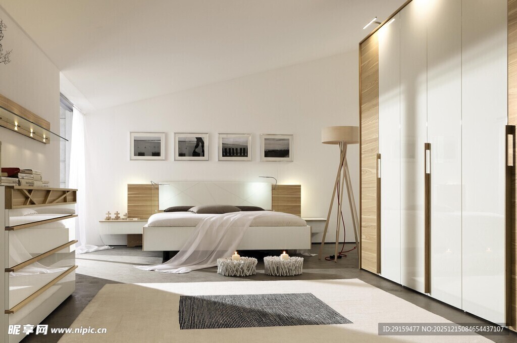 现代简约风格温馨卧室