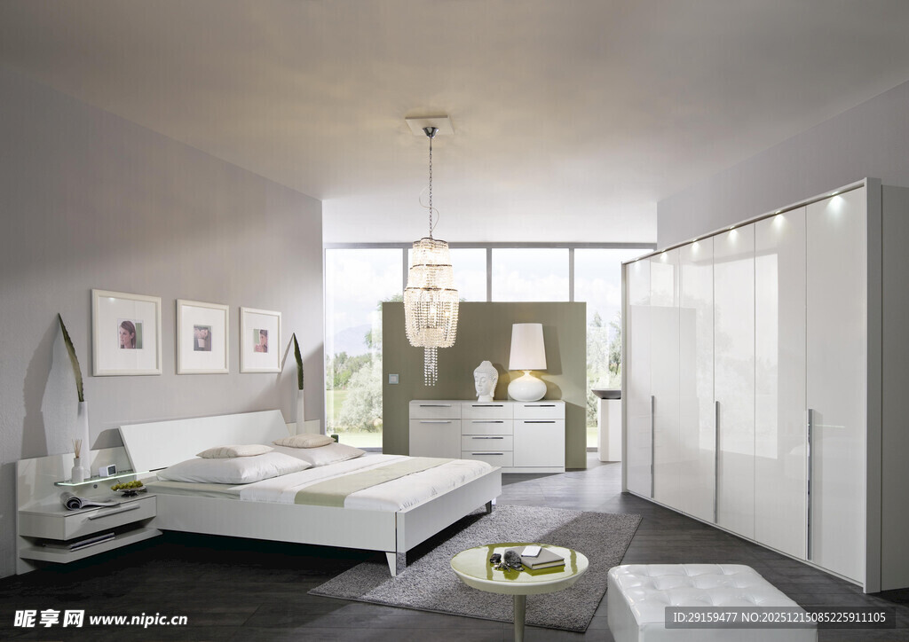 现代简约风格卧室空间