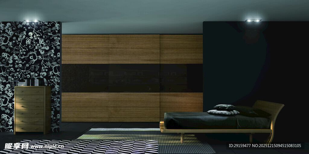 现代简约风格客厅储物柜