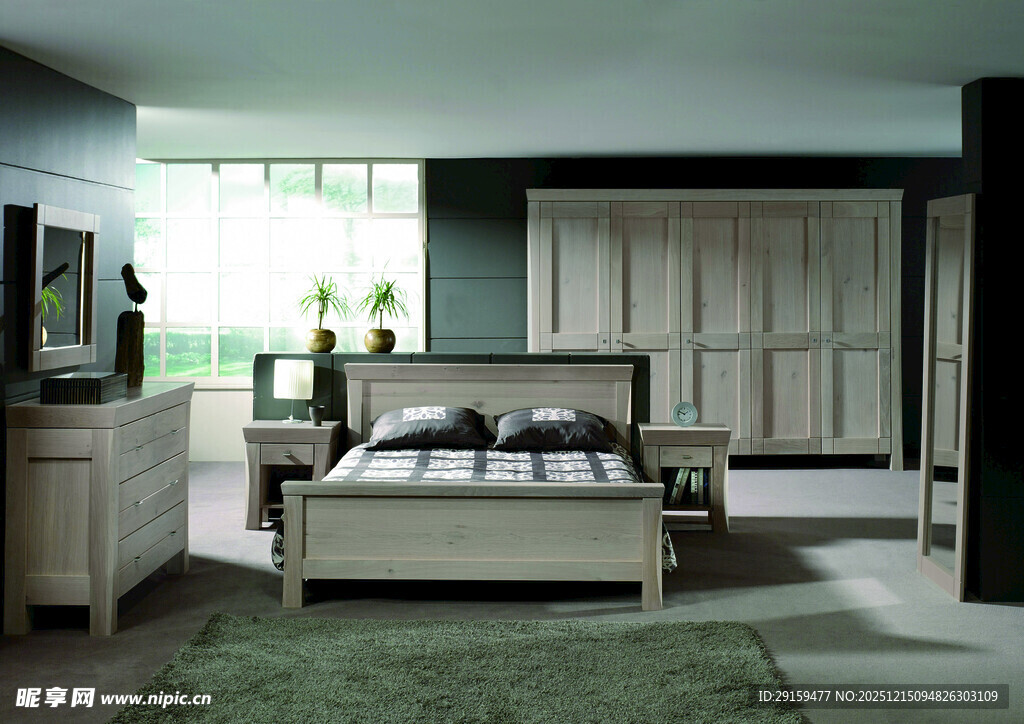 现代简约风格卧室空间