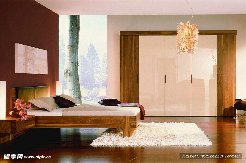 现代简约风格卧室场景