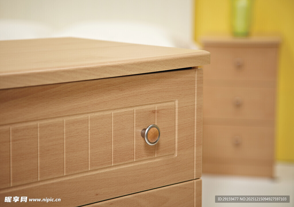 木质抽屉细节展示