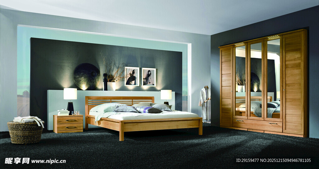 现代简约风格卧室展示