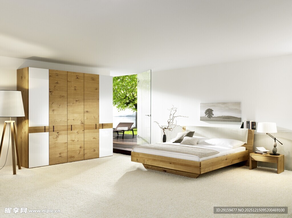 简约现代风格卧室空间