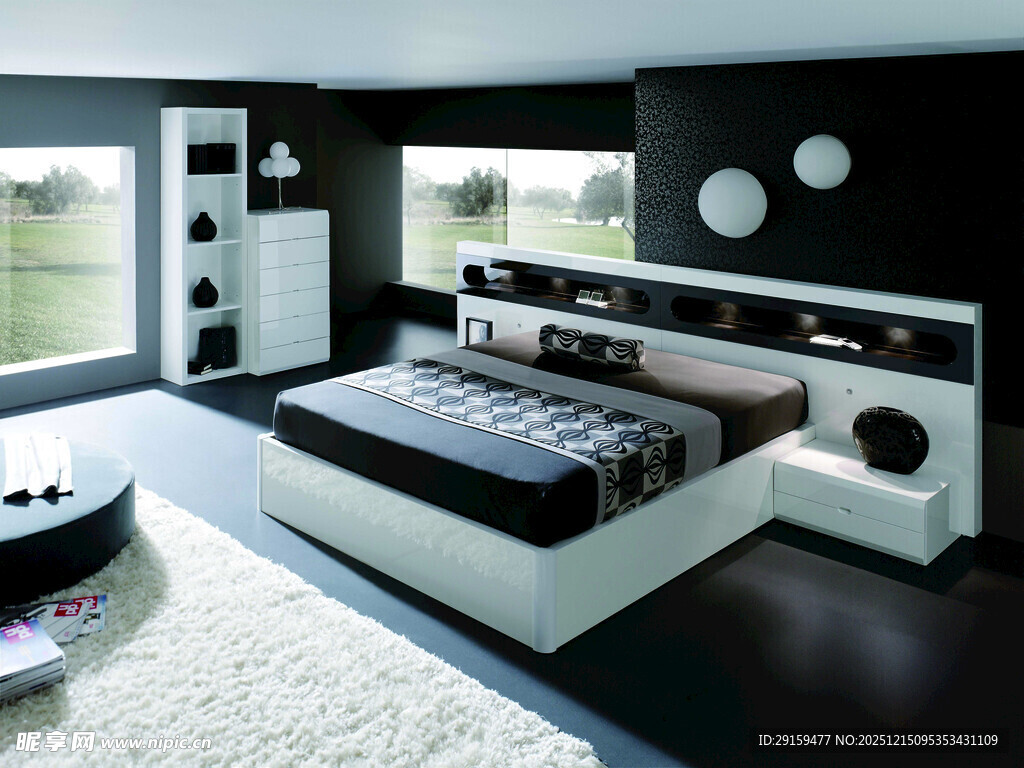 现代简约风格卧室空间