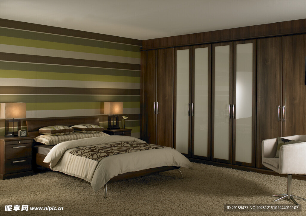 现代简约风格卧室空间