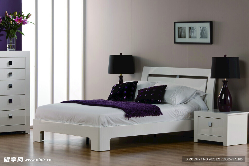 现代简约风格卧室场景