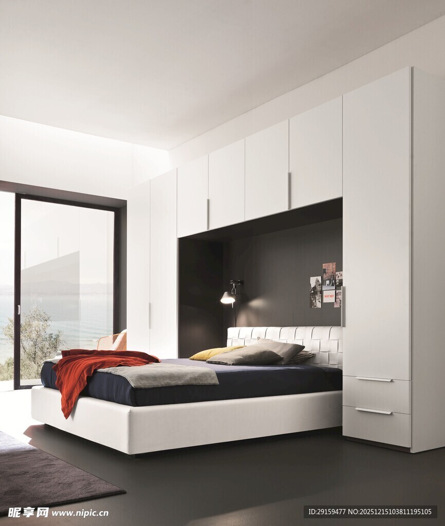 现代简约风格的时尚卧室