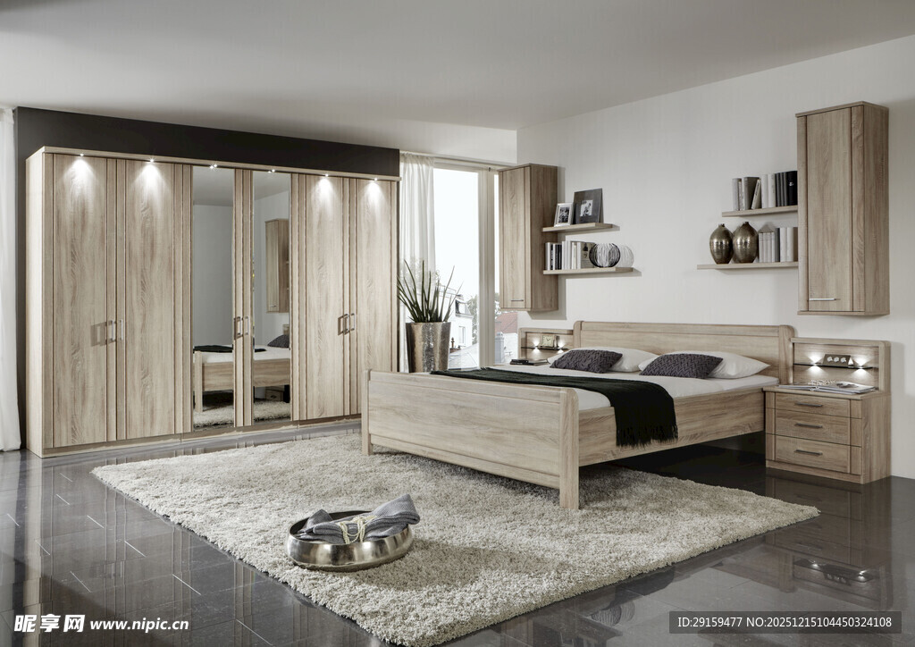 现代简约风格卧室空间