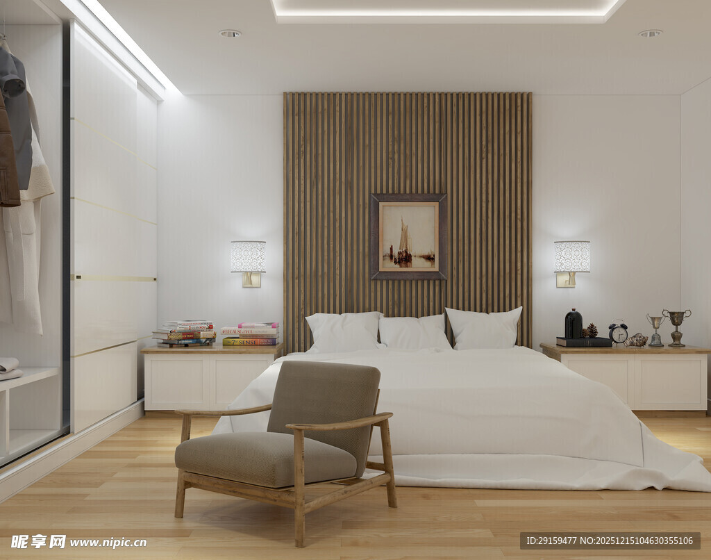 现代简约风格卧室空间