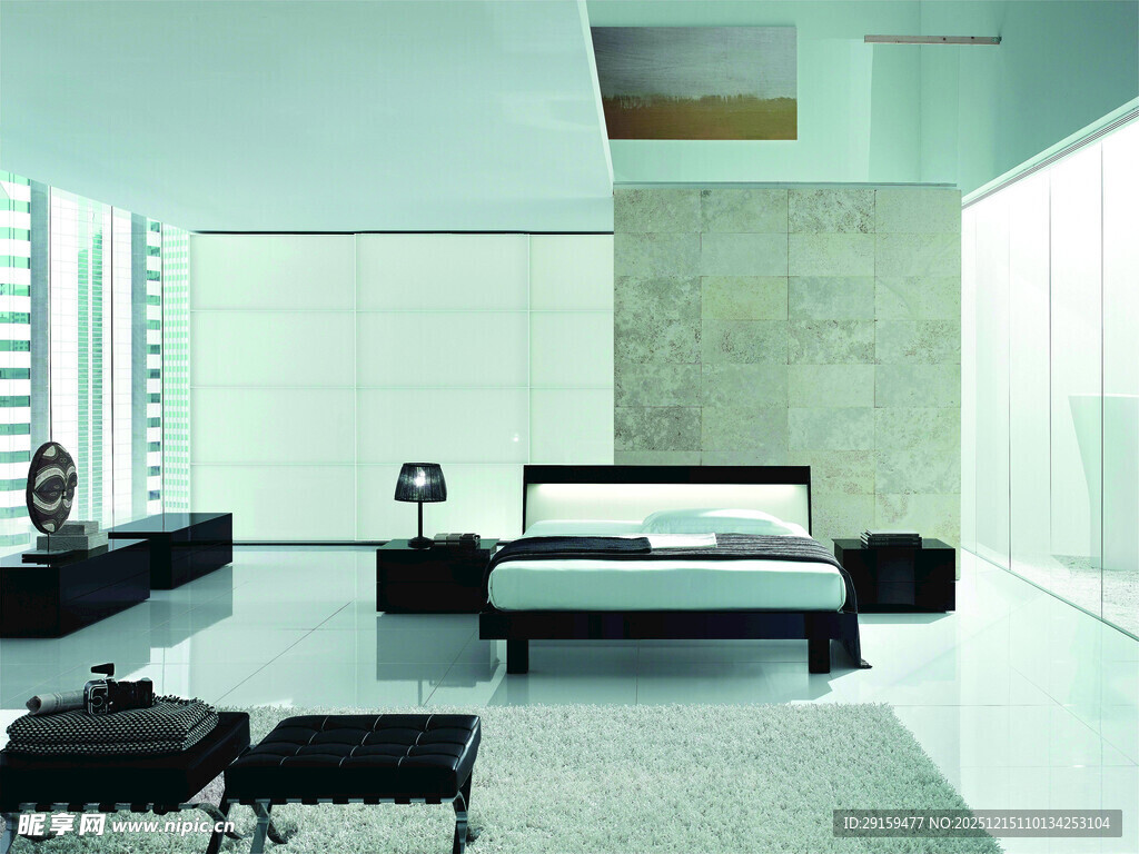 现代简约风格卧室空间