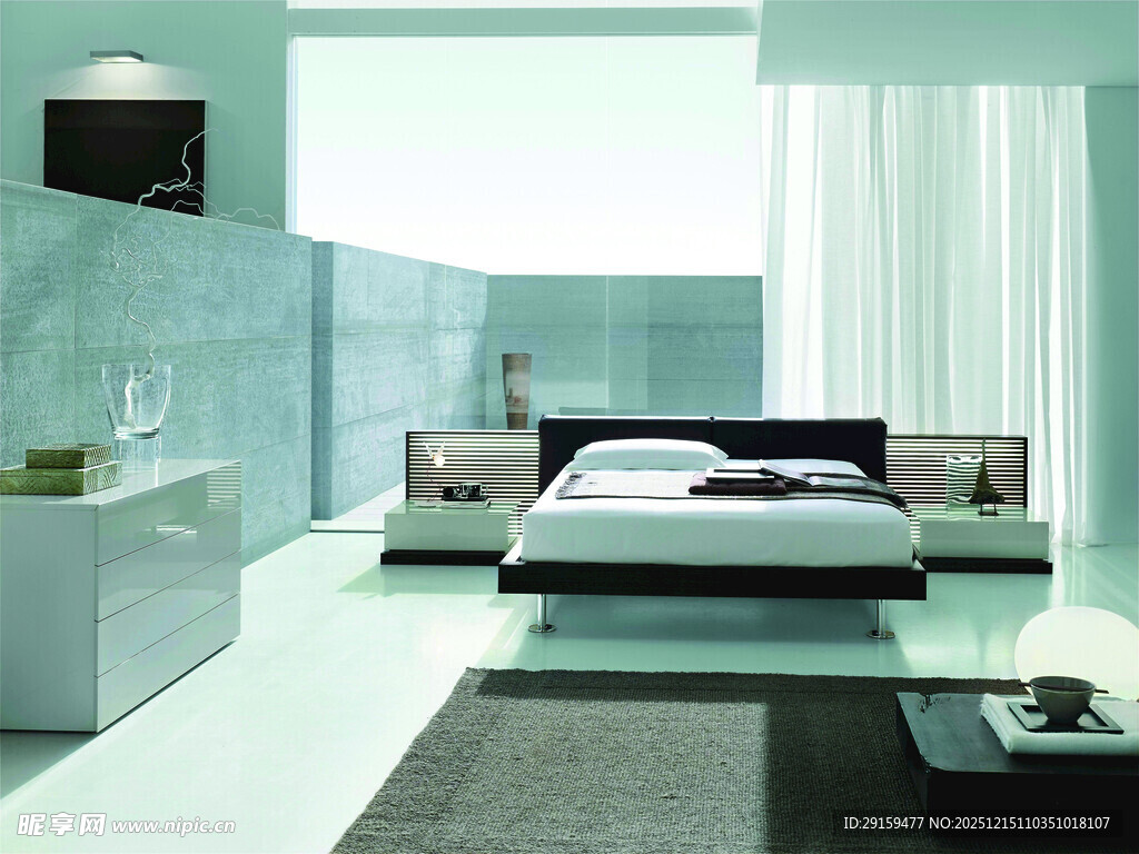 现代简约风格卧室空间