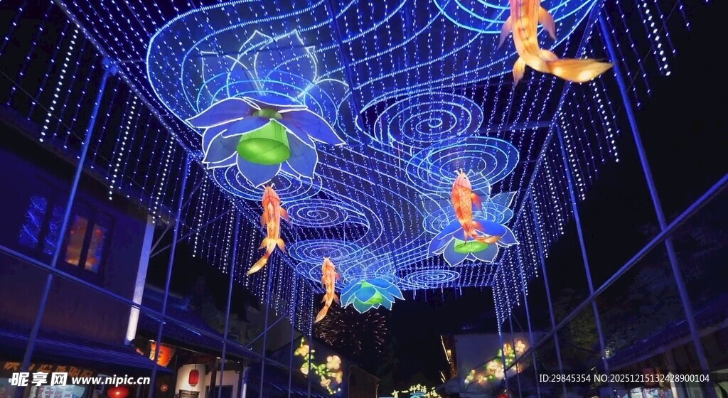 梦幻城市夜景灯光装饰