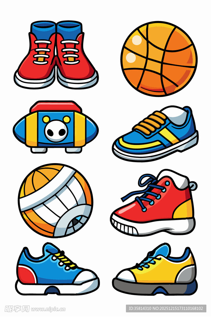 多彩运动装备集合