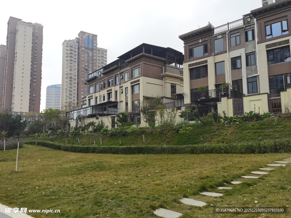 现代住宅与城市景观