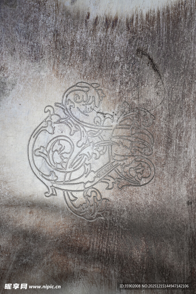 抽象金属质感艺术图案