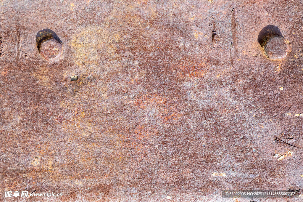 生锈金属板表面纹理