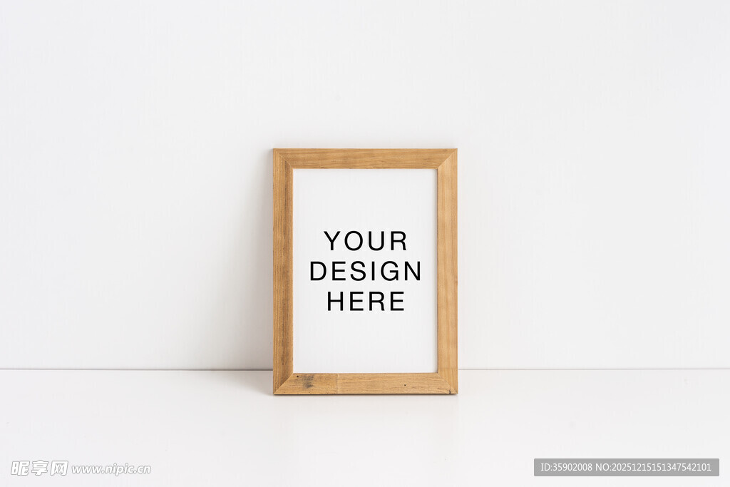 木质相框设计展示模板