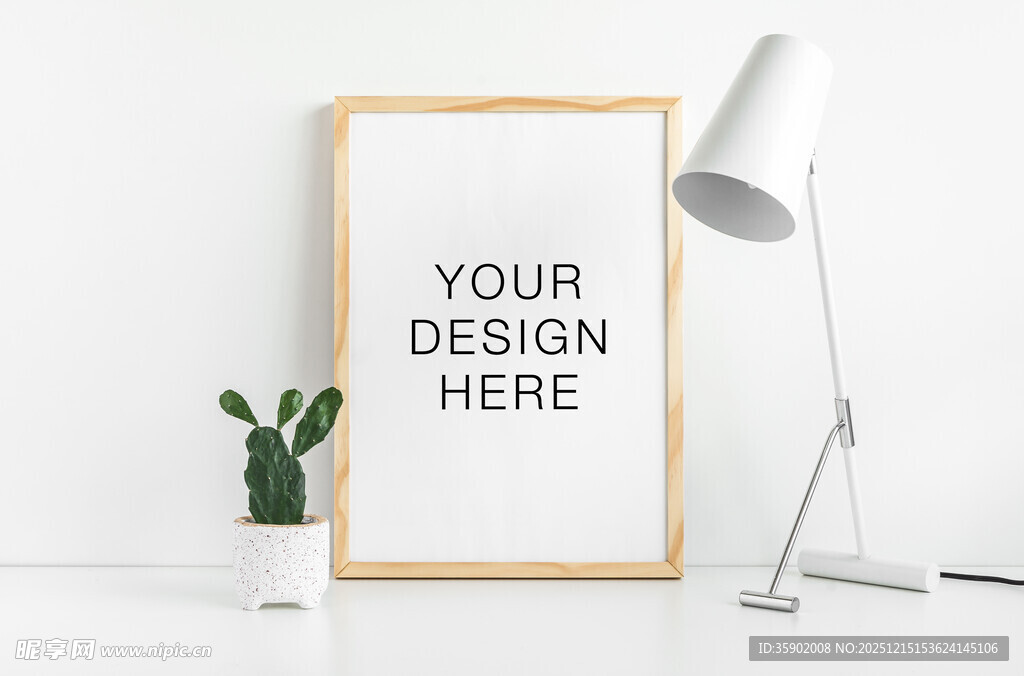 简约相框装饰画展示场景