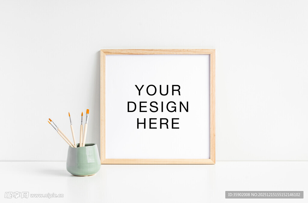 简约画框样机展示图