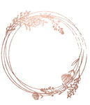 玫瑰花纹环形装饰图案