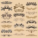 复古华丽装饰花纹图案集