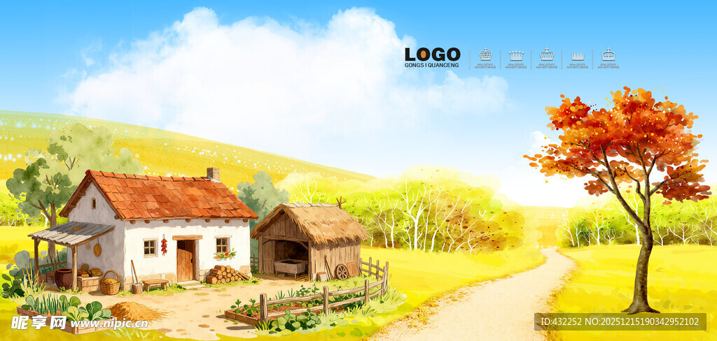 乡村田园风光美景