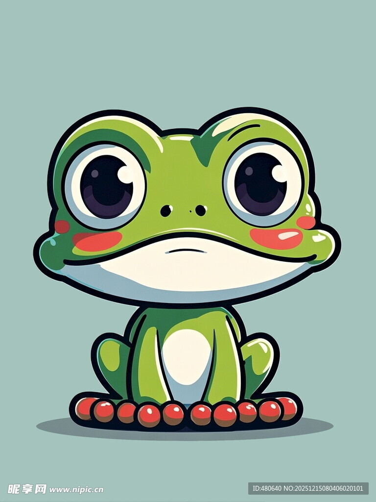 可爱青蛙卡通形象