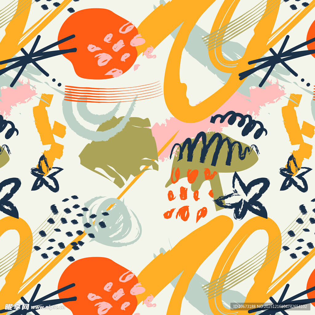 抽象几何多彩图案背景