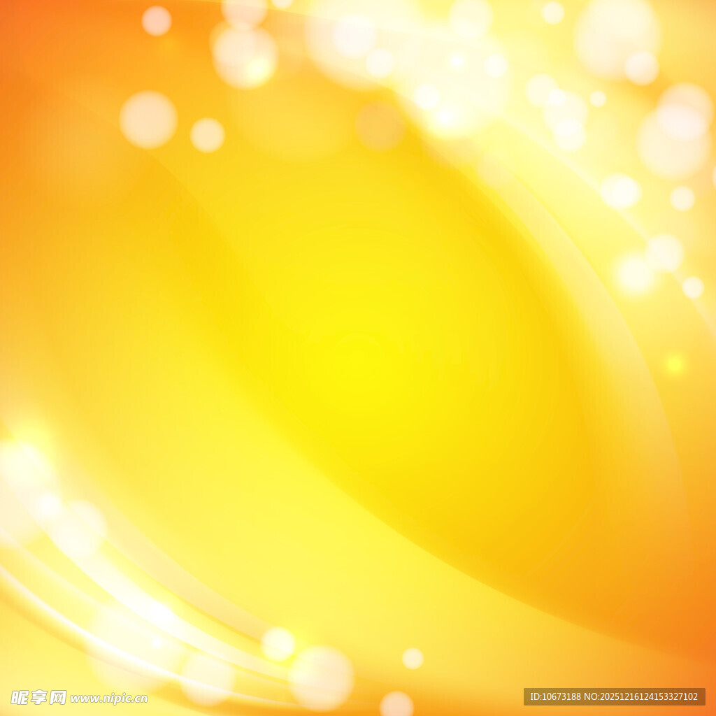 金色梦幻光斑背景图