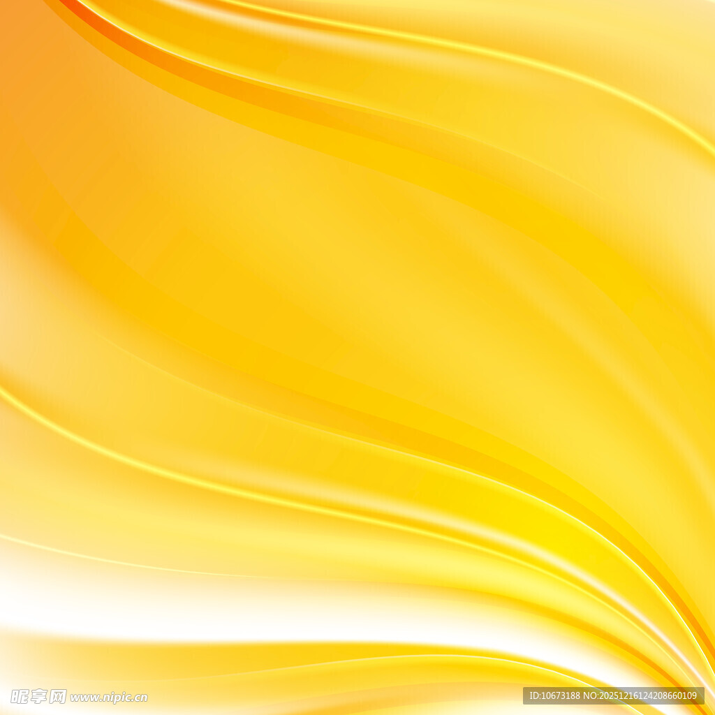 黄色动感波浪背景图