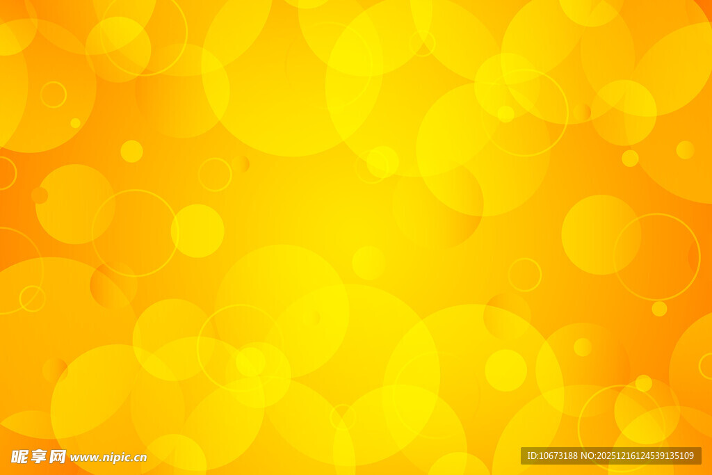 暖黄色光斑梦幻背景图