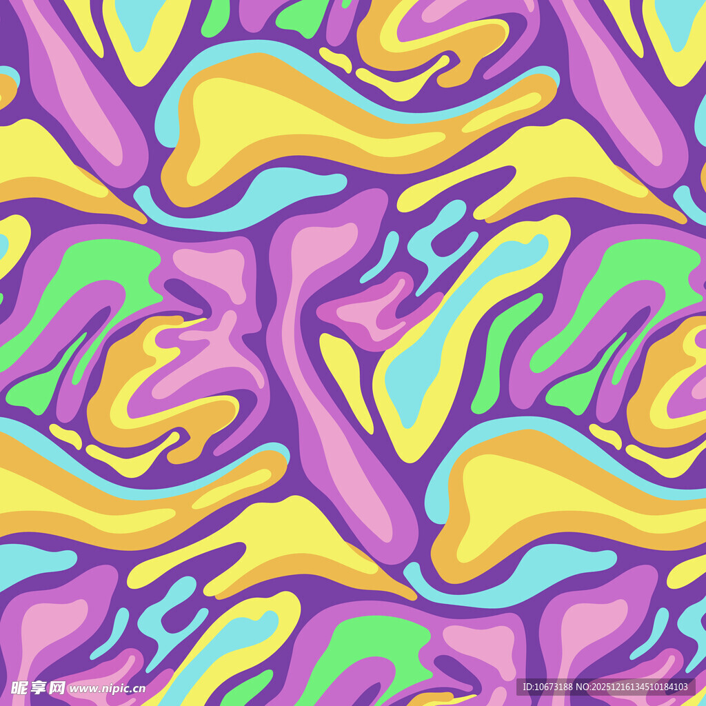 多彩抽象流体图案纹理