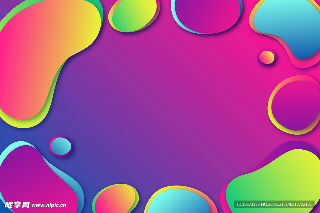 多彩流体渐变背景图案