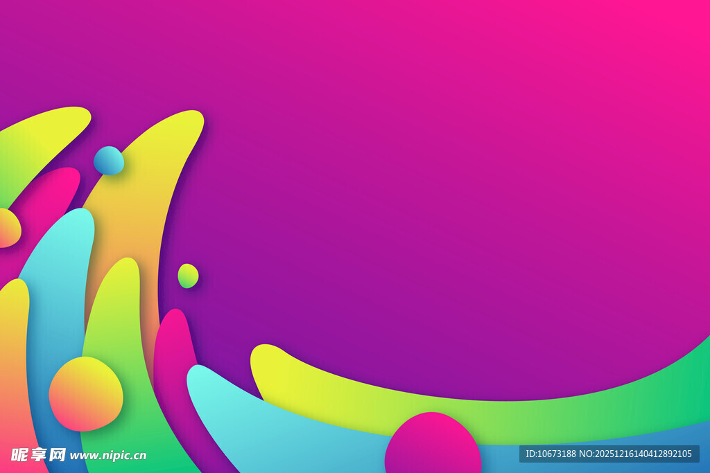 多彩流体渐变抽象背景图