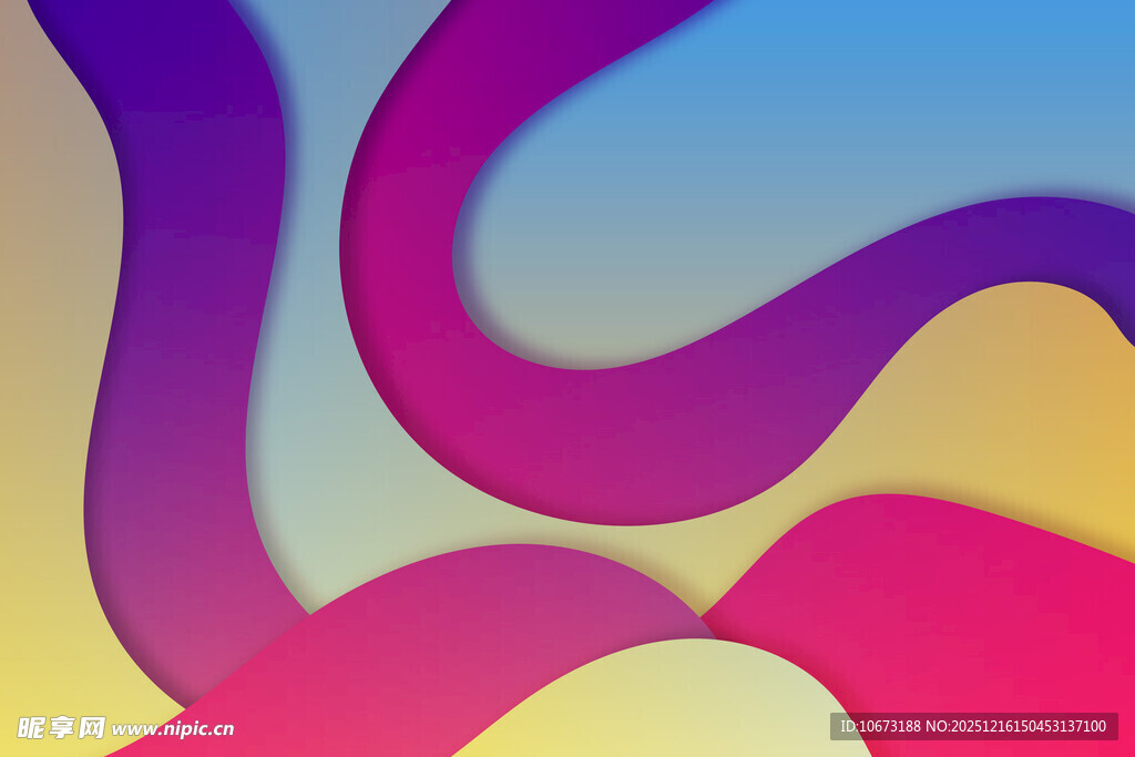 多彩抽象流体图案背景