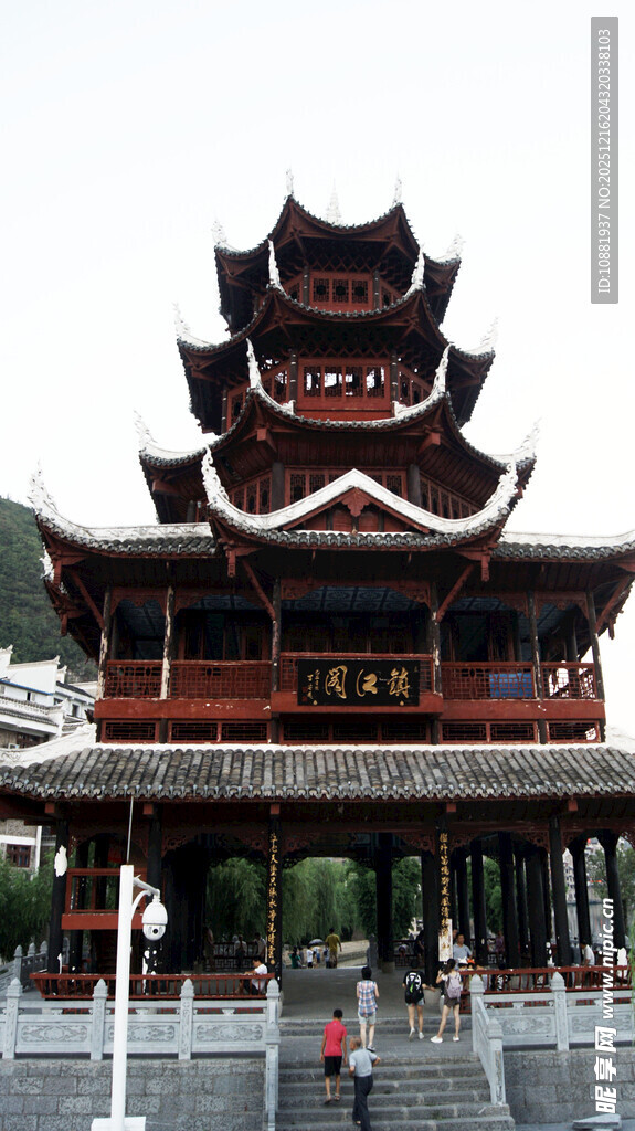 中式古建筑塔楼