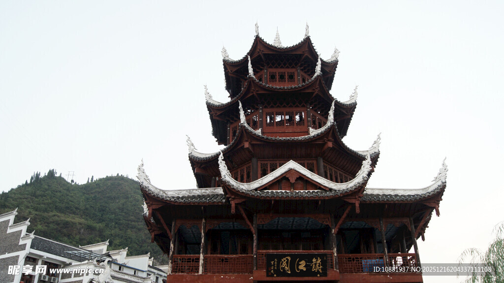 中式古建筑塔楼