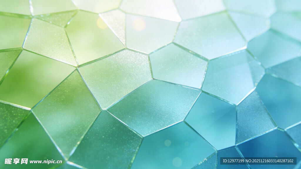 多彩六边形几何背景图案