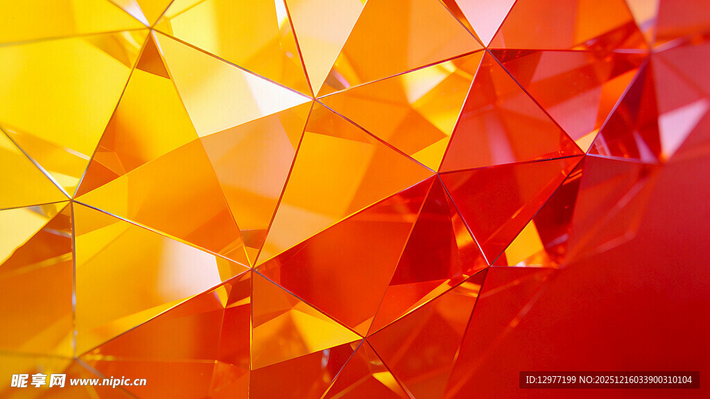 绚丽多彩几何抽象背景图