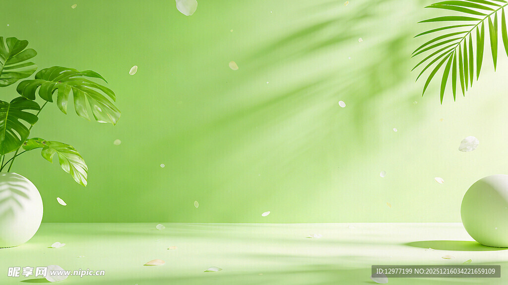 清新绿植营造自然氛围