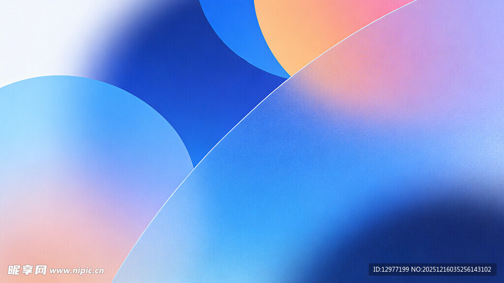 梦幻渐变色彩背景图案