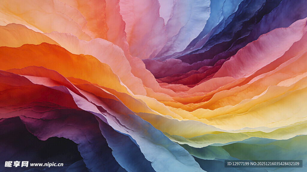 绚丽多彩的抽象色彩纹理