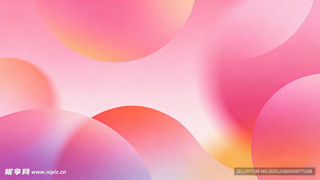 梦幻渐变色彩抽象背景图