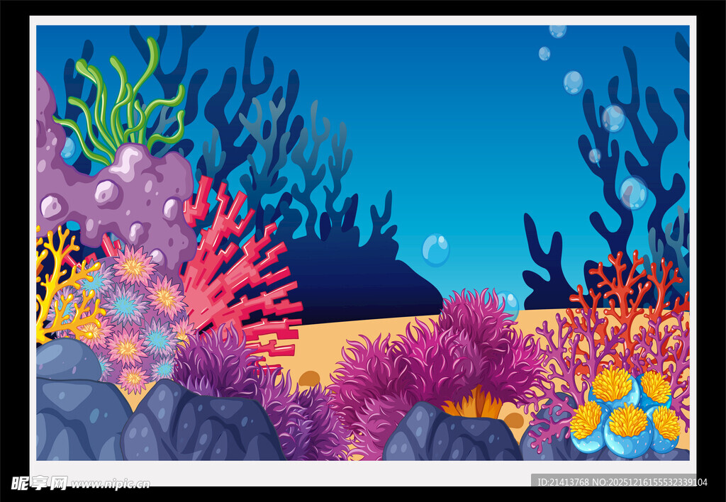 海底珊瑚美景
