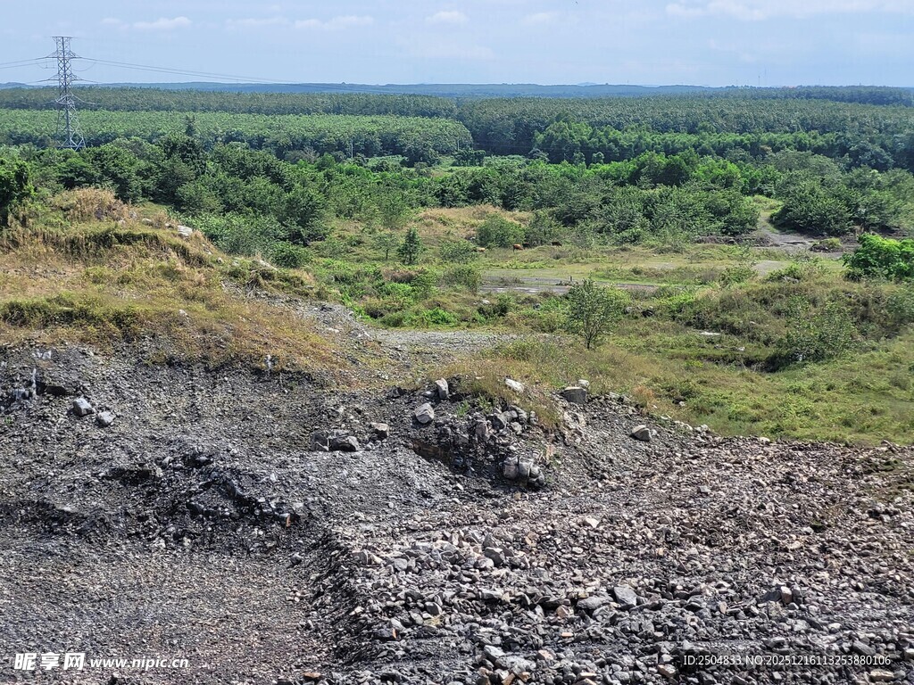 露天煤矿场景