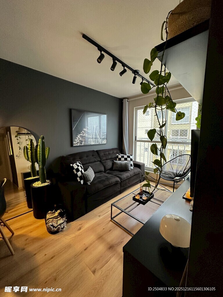 现代简约风客厅室内场景