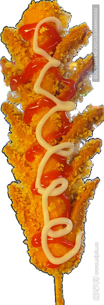 美味芝士拉丝炸串 淀粉肠 